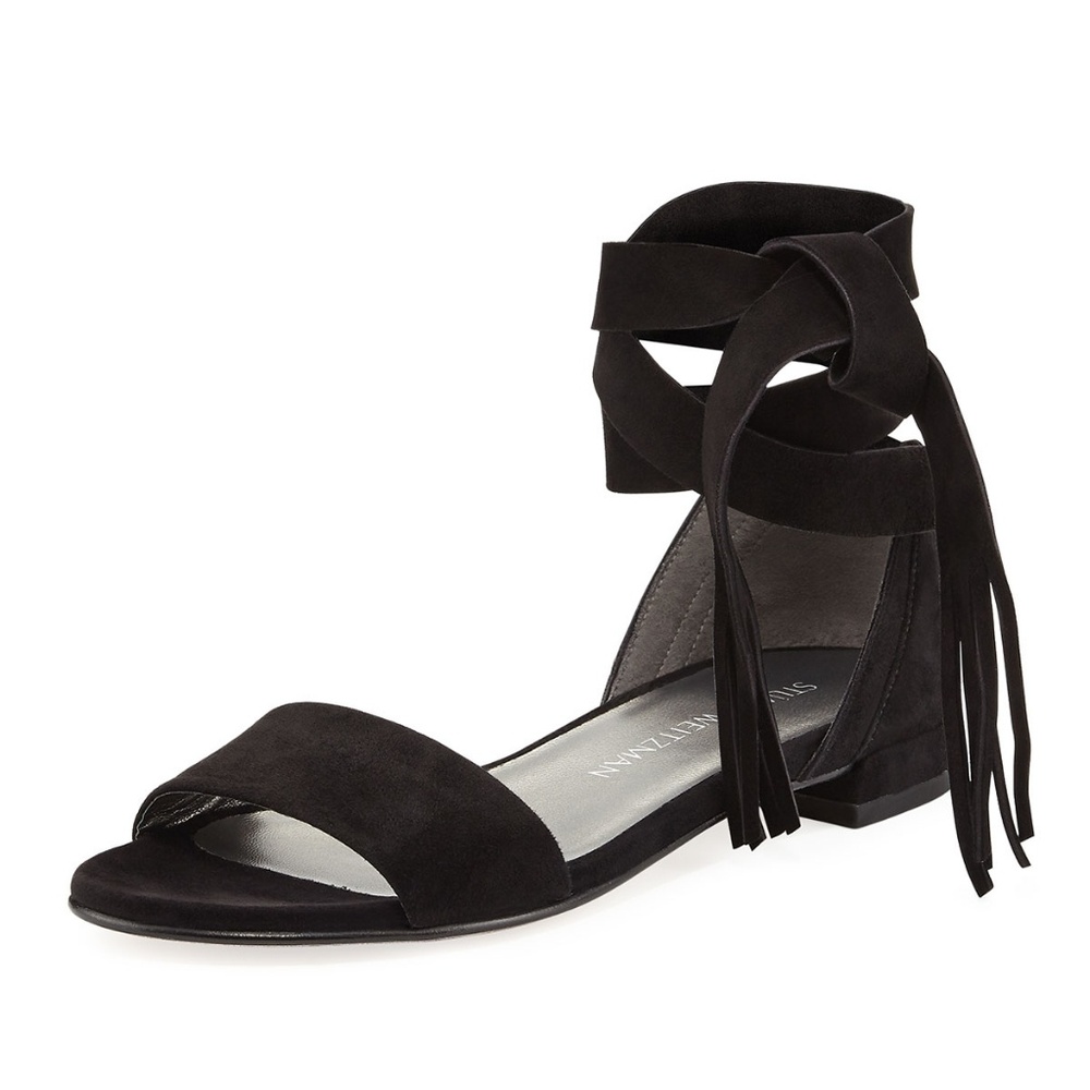 Stuart weitzman corbata suede sandal